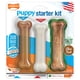 thumbnail image 1 of Kit de inicio para masticar dientes para cachorros, Nylabone, con 2 juguetes y golosinas, 1 of 9