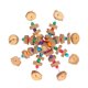 thumbnail image 1 of Juguete para masticar loros Bling Bling Bloques de mordedura de Madera seguros y coloridos, 1 of 12