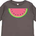 thumbnail image 4 of Inktastic Watermelon Slice Boys or Girls Long Sleeve Toddler T-Shirt, 4 of 5