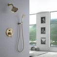 thumbnail image 3 of Pressured Balanced Complete Shower System with Rough-in Valve, Solid Brass Shower Faucet Set, 3 of 5