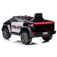 thumbnail image 3 of KidsVIP Upgraded 12V Future Police Edition Kids and Toddlers Ride On Car, 3 of 7