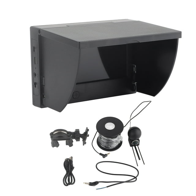 Kit de cámara de pesca submarina con monitor LCD de 4,3 pulgadas, IP67, resistente al agua, para pesca en barco, lagos y hielo marino.
