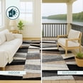 thumbnail image 4 of Addison Rugs Chantille Indoor/Outdoor Transitional Geometric Black Machine Washable Rectangle Rug, 10' x 14', 4 of 8