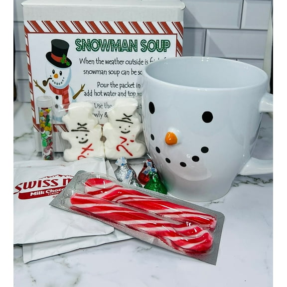 Snowman Soup Gift Set with Personalized Note Card
