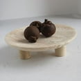 thumbnail image 7 of Handmade Travertine Fruit Bowl for Kitchen Counter 10", Large Decorative Bowl for Home Decor, Modern 3-Legs Serving Plate, Key Bowl for Entryway$$Home Decor, Kitchen, & Other, 7 of 7