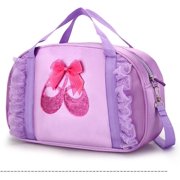 BBTEPSGA Purple Dance Bag,Cute Ballet Dance Storage Package for All Women Little Ballerina