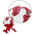 thumbnail image 3 of Bouquet de Fleurs pour Mariage, Bouquet de Mariée 1 Pce, Bouquet de Mariage Exquis, Bouquet de Fleurs de Mariage en Mousse PE, Bouquet Décoratif de Mariage Vif, 3 of 5