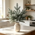 thumbnail image 4 of Artificial Pine Branches,Fake Greenery Pines Picks,Flexible Reusable Cedar Leaves Needle Sprigs,Plastic Fake Christmas Greenery Needle Pick,Realistic Faux Pine Stems for Vase,Garland,Wreath, 4 of 4