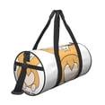 thumbnail image 3 of Easygdp Prince Corgi Dog Travel Bag, Camping, Weekend, Carry On Overnight Duffel Bag with Shoulder Strap, 3 of 8
