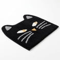 thumbnail image 2 of Black Cat Rug, Halloween Cat Bath Mat, Cat Face Shaped Bathroom Mat, Cute Spooky Non Slip Floor Mat for Fall Home Decor, Entryway, Kitchen, Bedroom, 16 x 16 Inch, 2 of 7