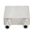 thumbnail image 4 of 3X Primary Aluminum Alloy Water Cooling Block 40X40mm for Liquid Water Cooler Heat Sink System Silver Use, 4 of 8