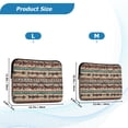 thumbnail image 4 of FORMRS 13"-13.3" Laptop Sleeve Protective Case Soft Carrying Quilted Computer Bag Cover, Tribal Art, 4 of 7