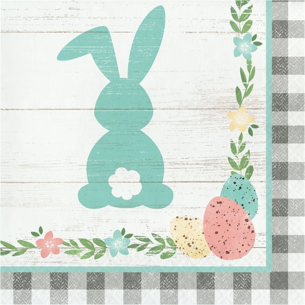 Creative Converting Farmhouse Easter Paper Napkins 48 Count