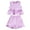 Purple, variant on Toddler Baby Girl Summer Clothes Floral Print Halter Ruffle Tank Tops Shorts Outfits Set