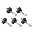 thumbnail image 1 of Kit de 5 Boulons de Rail M8 4 Pouces avec Rondelles Accessoires de Rail pour Menuiserie, 1 of 7