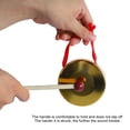 thumbnail image 3 of Hand Gong, Portable Sound Travel Far Hand Gong Instrument With Mallet For Traditional Chinese Percussion, 3 of 8