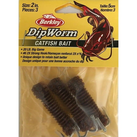 DipWorm Catfish BAIT 3 pcs 2