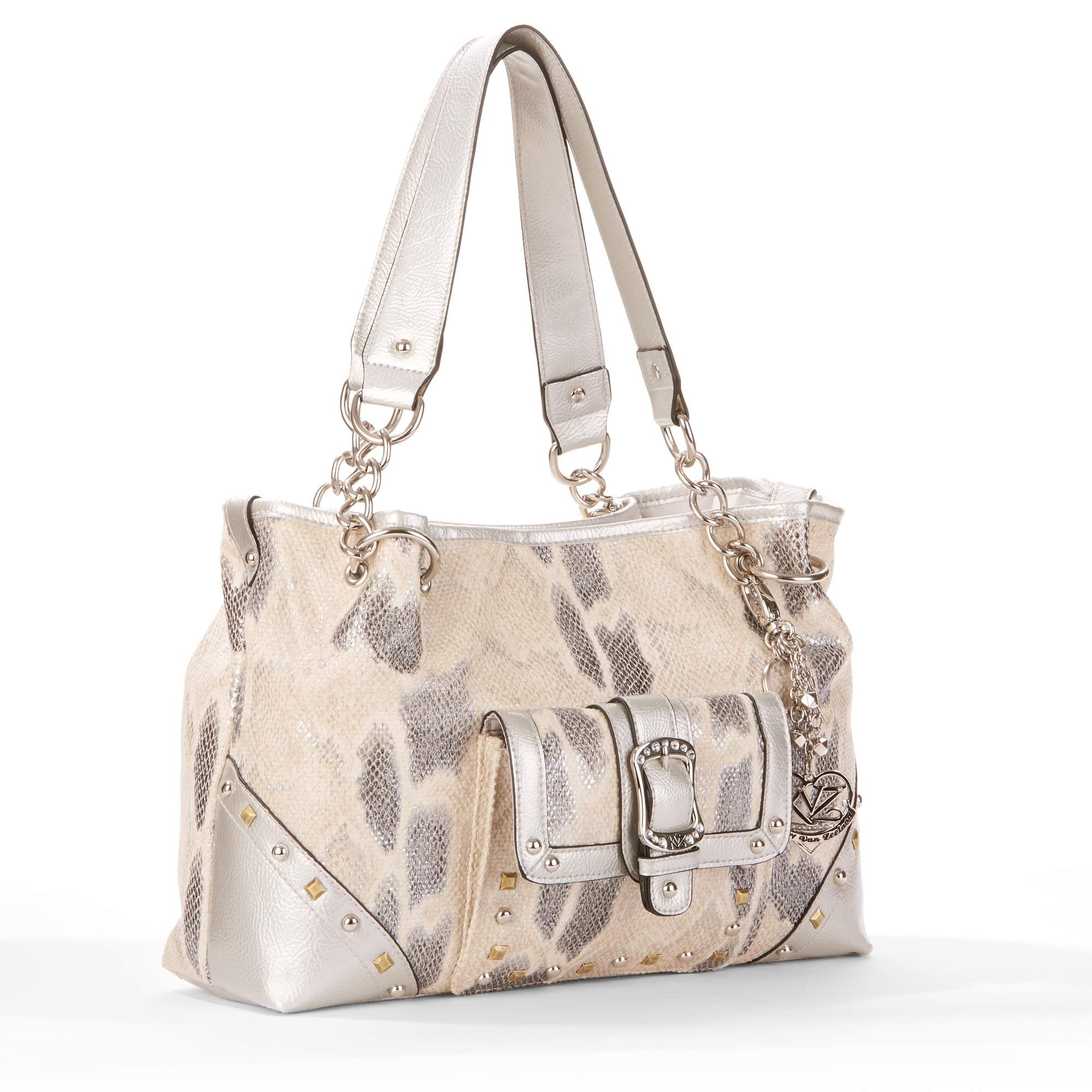 Kathy Van Zeeland Buckle Safari Satchel