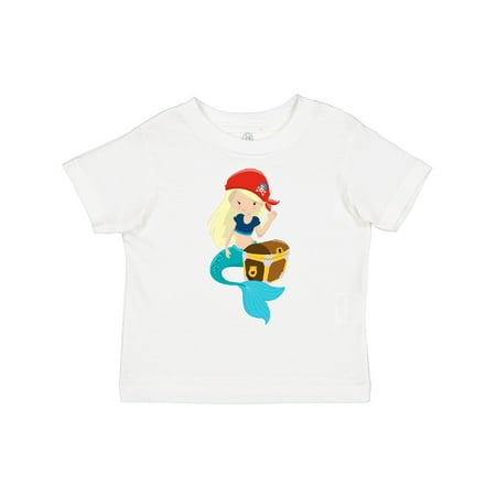

Inktastic Mermaid Pirate Gift Toddler Boy or Toddler Girl T-Shirt
