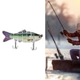thumbnail image 3 of Señuelos de Pesca Cola Swimbaits con anzuelos Pesca de Verde señuelo, 3 of 8