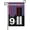 911-01, variant on 9/11 Garden Flag 911 Small Yard Flags for Outdoor September 11th We Will Never Forget Decorative Flag Patriotic Memorial 911 Garden Flag for Outside