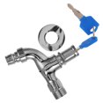 thumbnail image 4 of SHOWERORO Tap Washers Tap Lock in Silver Alloy 1 Set for Outdoor Faucets with Water Control, 4 of 8
