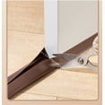 thumbnail image 3 of Door Draft Stopper for Bottom,Seam Seal Strip Cuttable for Bottom, Artrylin Under Door Sealers Gap Filler 37” Length for Dust-Proof, Winter-Proof, Block Light and Noise, Brown, 3 of 8