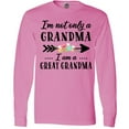 thumbnail image 3 of Inktastic I'm Not Only a Grandma I'm a Great Grandma with Flowers Long Sleeve T-Shirt, 3 of 5