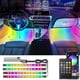 thumbnail image 2 of Nupearl APP Coche Interior Luz Ambiental Neón LED Para Pie Con USB Remoto Inalámbrico Atmósfera Música Auto Lámpara Decorativa huangjie unisex, 2 of 2