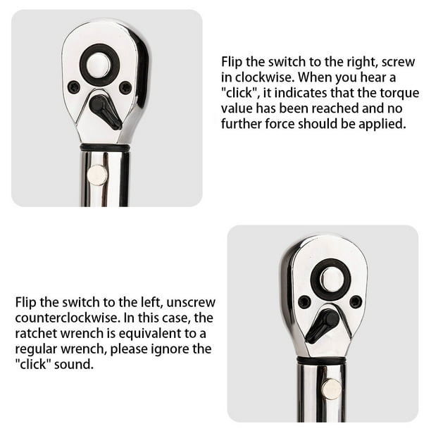 ZTTO ZTTO Adjustable Torque Wrench Set with 1/4