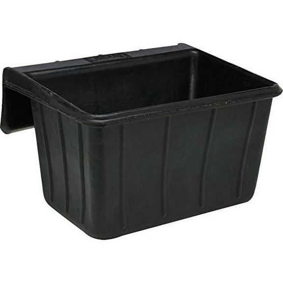 Fortex Rubber Over The Fence Feeder for Horses, 18-Quart