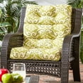 thumbnail image 3 of Greendale Home Fashions Shoreham Ikat 44 x 22 in. Outdoor High Back Chair Cushion, 3 of 10