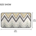 thumbnail image 3 of Area Rugs Carpet for Bedroom Floor Kitchen Rugs Abstract Zig Zag Retro Chevron Geometric Door mat Bedside Runner Rug Living Room Washable Non Slip 39×20in, 3 of 7