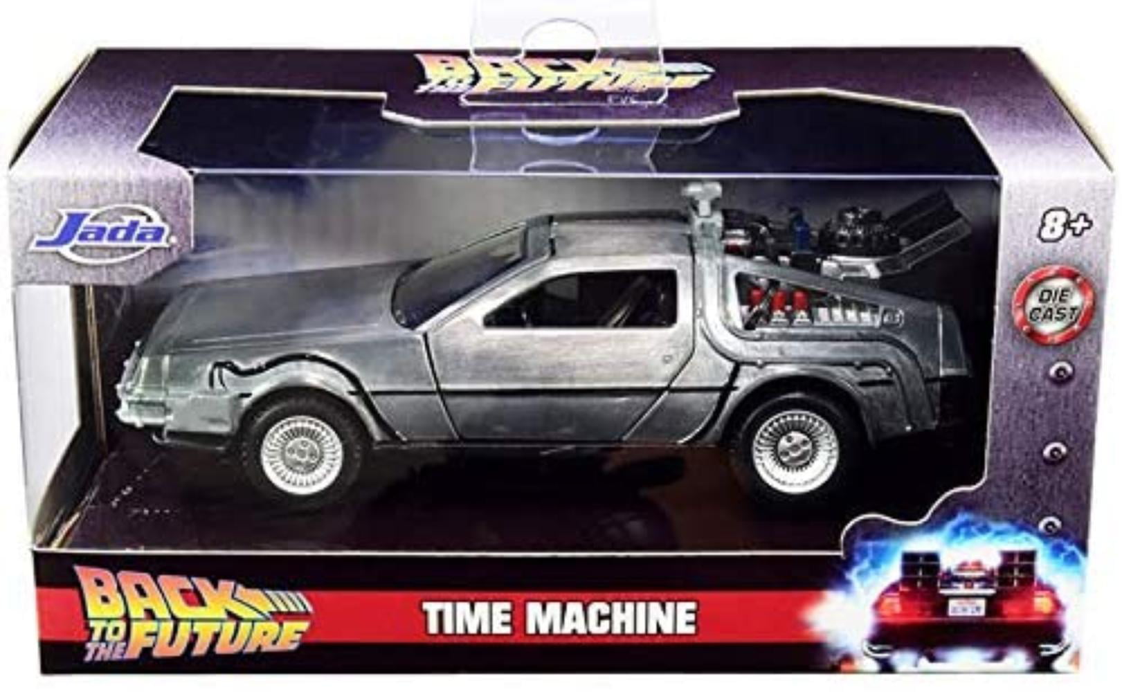 BACK to The FUTURE Part 3 DeLorean Time Machine Diecast 1:24 Jada 8 inch LIGHTS 