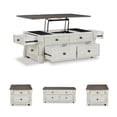 thumbnail image 6 of Signature Design by Ashley Casual Havalance Lift-Top Coffee Table, White/Gray, 6 of 7