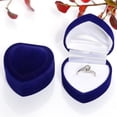 thumbnail image 6 of ZMHIXM Velvet Ring Box Earrings Box Jewelry Case Storage Gift Proposal Engagement Wedding Box Jewelry Counter Display, 6 of 7