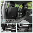 thumbnail image 5 of For 2022 – 2024 Dodge RAM 1500 FH Group Neoprene Waterproof Custom Fit Car Seat Covers  - Front Gray, 5 of 5
