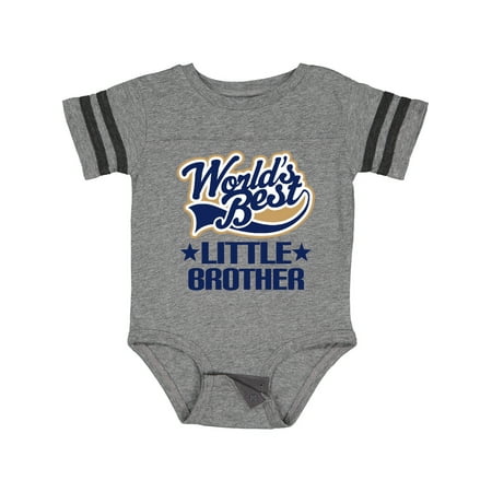 

Inktastic Little Brother Worlds Best Gift Baby Boy Bodysuit