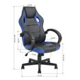 thumbnail image 4 of Silla Ergonomica Gaming Silla Oficina Azul FurnitureR Estilo de juego, 4 of 6