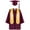 Wine, variant on WOYY Kids Preschool Kindergarten Graduation Gown Cap Set with Tassel Outfits, Sizes 3-12