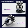 thumbnail image 4 of 5 In 1 Electric Head Shaver for Bald Men 7D Floating Cutter Beard Trimmer Clipper IPX5 Waterproof Shaving USB Wireless Charging, 4 of 11