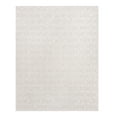 thumbnail image 3 of Gertmenian Malini Haley Cream Ivory Modern Geometric Tonal Polyester High-Low Indoor Area Rug, 6x9, 3 of 6