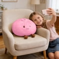 thumbnail image 5 of Steamed Soup Dumplings Plush Toys Huggable Cushion Cuddly Pillow Cushion Stuff Dolls Food Plush Plushie Stuffed Animals Valentine'S Day/Birthday/Holiday B - One Size, 5 of 8