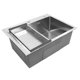 thumbnail image 5 of Lavabo De Cocina De Un Cuenco, Fregadero De Cocina De Gran Capacidad De Acero Inoxidable 304 Con Cesta De Drenaje Para RV, 5 of 7