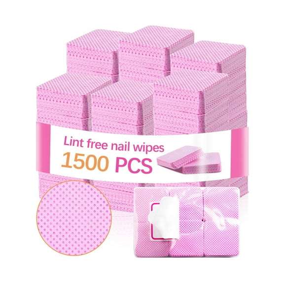 Toallitas Lipetol sin pelusa, 1500 unidades, para uñas de gel