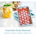 thumbnail image 4 of Round Ice Cube Tray Ice Ball Maker Mold for Freezer Circle Ice Cube Tray Making Sphere Ice Chilling Cocktail Whiskey Tea & Coffee, 4 of 6