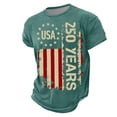 thumbnail image 3 of Boys Patriotic T-Shirt for 4th of July, Short Sleeve Graphic Tee with Independence Day Print, Holiday Celebration Top for Kids and Youth, 3 of 4