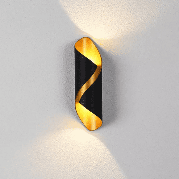Lampara Led Pared Exteriores SKANDIGLOW Moderno Casa Farol Aluminio