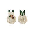 thumbnail image 2 of RUINIXCW Newborn Baby Boy Duck Outfit Corduroy Romper Overalls Infant Baby Boys Spring Summer Fall Clothes Mallard Embroidery Loose Bodysuit Jumpsuit, 2 of 10