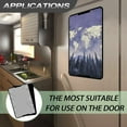 thumbnail image 6 of FUIALDOLG 26x17.3 inch RV Sun Shade Cover, Forest and Map Window Shade Cover with UV and Privacy Protection, Fits Most RV Interior Door Windows, Half-Fold Design, 6 of 7